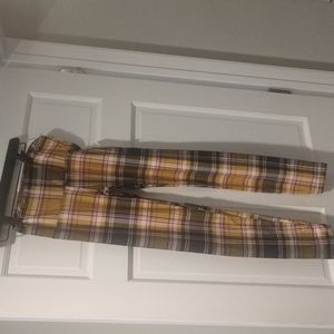 Plaid leggings size M No comment